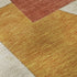5' X 8' Coral Gold And Ivory Abstract Geometric Washable Area Rug With UV Protection