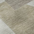 5' X 8' Khaki Beige And Gray Abstract Geometric Washable Area Rug With UV Protection