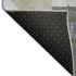 8' X 10' Lavender Gray And Ivory Geometric Washable Area Rug With UV Protection
