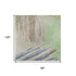 8' X 10' Beige Purple And Mint Green Striped Washable Area Rug With UV Protection