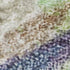 8' X 10' Beige Purple And Mint Green Striped Washable Area Rug With UV Protection