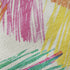 8' X 10' White Yellow And Pink Striped Washable Area Rug With UV Protection