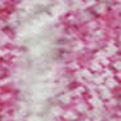 8' X 10' White Yellow And Pink Striped Washable Area Rug With UV Protection