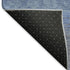 5' X 8' Blue And Teal Striped Washable Area Rug With UV Protection