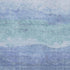 5' X 8' Blue And Teal Striped Washable Area Rug With UV Protection