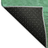 5' X 8' Green And Ivory Striped Washable Area Rug With UV Protection