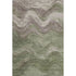 5' X 8' Green Taupe And Beige Abstract Washable Area Rug With UV Protection