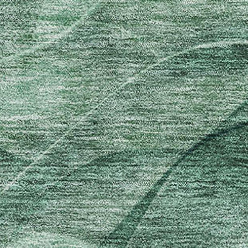 8' X 10' Teal And Green Abstract Washable Area Rug With UV Protection