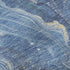 5' X 8' Blue Gold And Ivory Abstract Washable Area Rug With UV Protection