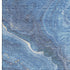 5' X 8' Blue Gold And Ivory Abstract Washable Area Rug With UV Protection
