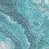 8' X 10' Teal Gray And Silver Abstract Washable Area Rug With UV Protection