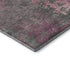 9' X 12' Blush Mauve And Gray Abstract Washable Area Rug With UV Protection
