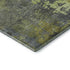 8' X 10' Artichoke Green And Gray Abstract Washable Area Rug With UV Protection