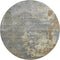 8' Taupe Brown And Gray Abstract Washable Round Rug With UV Protection