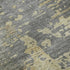 8' Taupe Brown And Gray Abstract Washable Round Rug With UV Protection