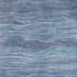 8' X 10' Blue Ivory And Gray Striped Washable Area Rug With UV Protection