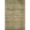 5' X 8' Fern Green Gray And Ivory Striped Washable Area Rug With UV Protection