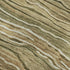 5' X 8' Fern Green Gray And Ivory Striped Washable Area Rug With UV Protection