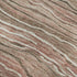 5' X 8' Coffee Copper And Beige Striped Washable Area Rug With UV Protection