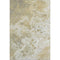 5' X 8' Gold Beige And Ivory Abstract Washable Area Rug With UV Protection