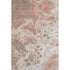 9' X 12' Rust Beige And Ivory Abstract Washable Area Rug With UV Protection