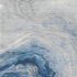 8' X 10' Navy Blue And Ivory Abstract Washable Area Rug With UV Protection