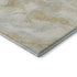 5' X 8' Beige Tan And Ivory Abstract Washable Area Rug With UV Protection