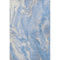 5' X 8' Blue Gray And Silver Abstract Washable Area Rug With UV Protection
