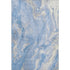 8' X 10' Blue Gray And Silver Abstract Washable Area Rug With UV Protection