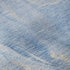 9' X 12' Blue Gray And Silver Abstract Washable Area Rug With UV Protection
