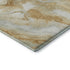 8' X 10' Gold Ivory And Gray Abstract Washable Area Rug With UV Protection