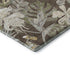 5' X 8' Brown Beige And Green Floral Washable Area Rug With UV Protection