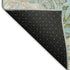 8' X 10' Teal Green And Ivory Floral Washable Area Rug With UV Protection