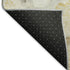 5' X 8' Gold Gray And Ivory Abstract Washable Area Rug With UV Protection