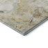 5' X 8' Gold Gray And Ivory Abstract Washable Area Rug With UV Protection