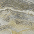 5' X 8' Gold Gray And Ivory Abstract Washable Area Rug With UV Protection