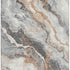 9' X 12' Silver Gray And Copper Abstract Washable Area Rug With UV Protection