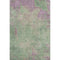 8' X 10' Artichoke Green And Eggplant Abstract Washable Area Rug With UV Protection