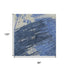 8' X 10' Navy Blue Green And Ivory Abstract Washable Area Rug With UV Protection