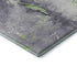 8' X 10' Lavender Green And Ivory Abstract Washable Area Rug With UV Protection