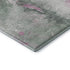 8' X 10' Sage Mauve And Ivory Abstract Washable Area Rug With UV Protection