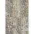 5' X 8' Beige Wheat And Taupe Striped Washable Area Rug With UV Protection