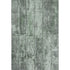 9' X 12' Green And Gray Striped Washable Area Rug With UV Protection