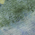 8' Blue Gold And Ivory Abstract Washable Round Rug With UV Protection