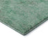 5' X 8' Green Teal And Pink Abstract Washable Area Rug With UV Protection