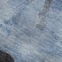 5' X 8' Denim Blue And Charcoal Animal Print Washable Area Rug With UV Protection