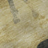 5' X 8' Gold And Charcoal Animal Print Washable Area Rug With UV Protection