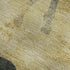 5' X 8' Gold And Charcoal Animal Print Washable Area Rug With UV Protection