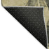 8' X 10' Gold And Charcoal Animal Print Washable Area Rug With UV Protection