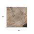 5' X 8' Rust And Charcoal Animal Print Washable Area Rug With UV Protection